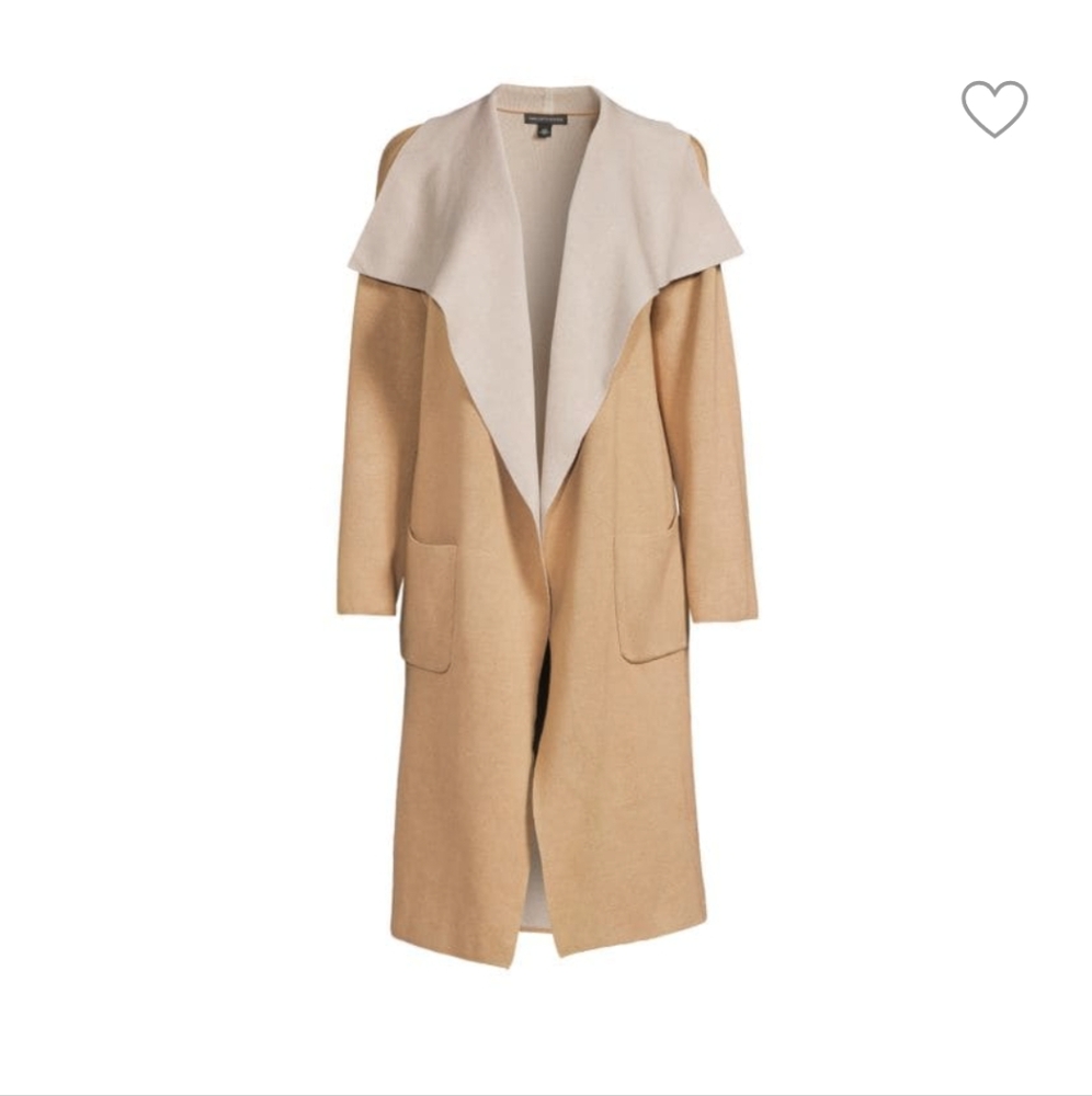 SOLD- Saks Fifth Ave Asymmetric Coat